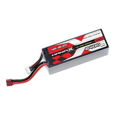 HV Lipo 4S-15.2V 8400mAh 100C Hardcase Racing Car Battery