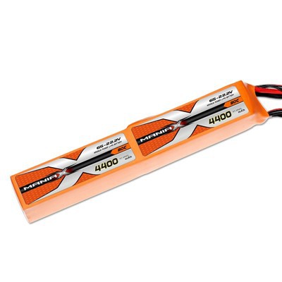 ManiaX 12S-44.4V 4400mAh 80C -stick Lipo Battery