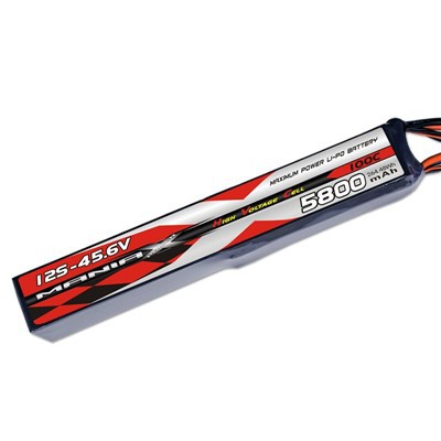 ManiaX 12S-45.6V 5800mAh 100C -stick Lipo Battery