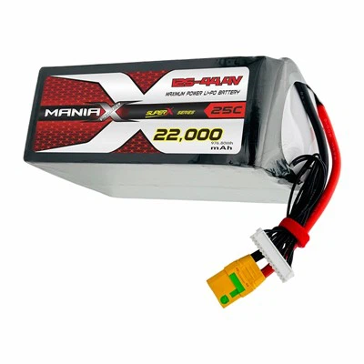 ManiaX Normal Lipo 12S-44.4V 22,000mAh 25C (brick) Drone & UAV Battery