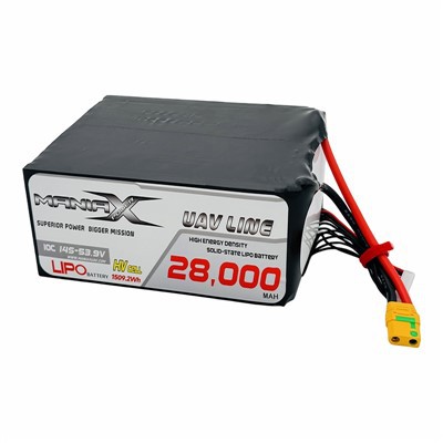ManiaX Solid-state HV LiPo 14S-53.9V 28,000mAh 10C Drone & UAV Battery