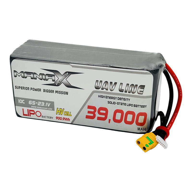 ManiaX Solid-state HV LiPo 6S-23.1V 39,000mAh 10C Drone & UAV Battery